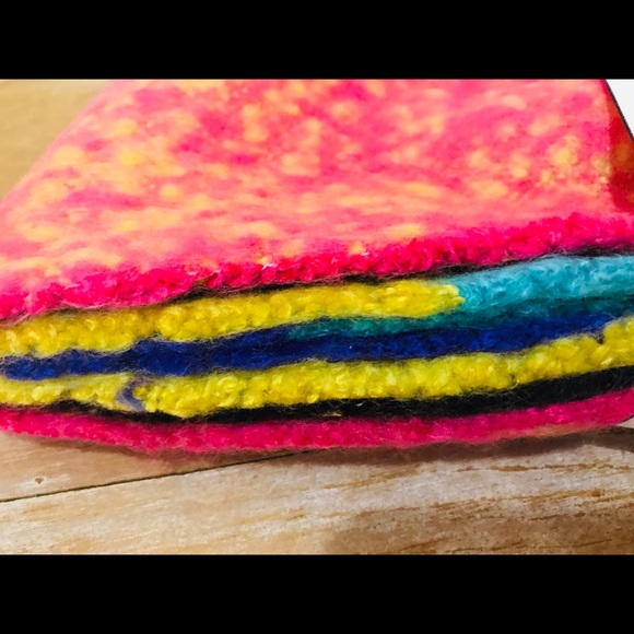 SOLD - Victoria Secret Color Block Scarf NWT - Picture 5 of 8